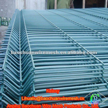 Green PVC wire mesh fence supply